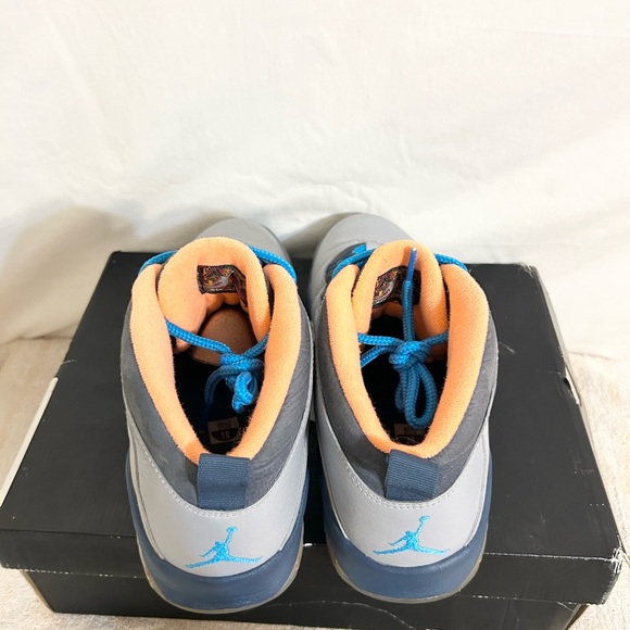 Jordan 10 Retro Bobcats size 10 310805-026 2014 PRE-OWNED with OG BOX - Picture 6 of 9